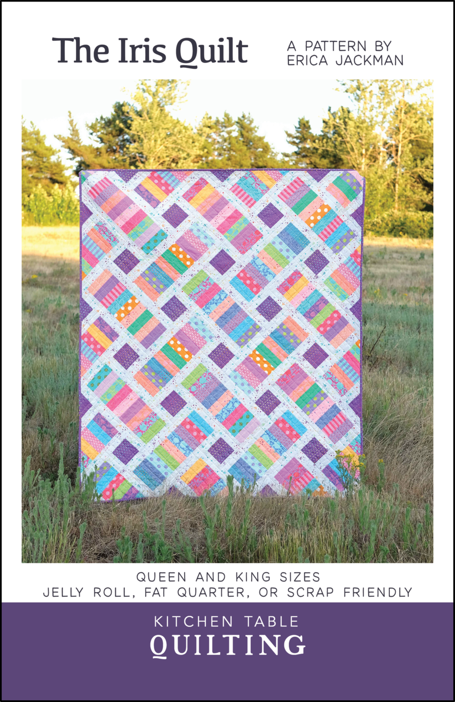 The Iris Quilt Queen and King Size Coloring Sheets