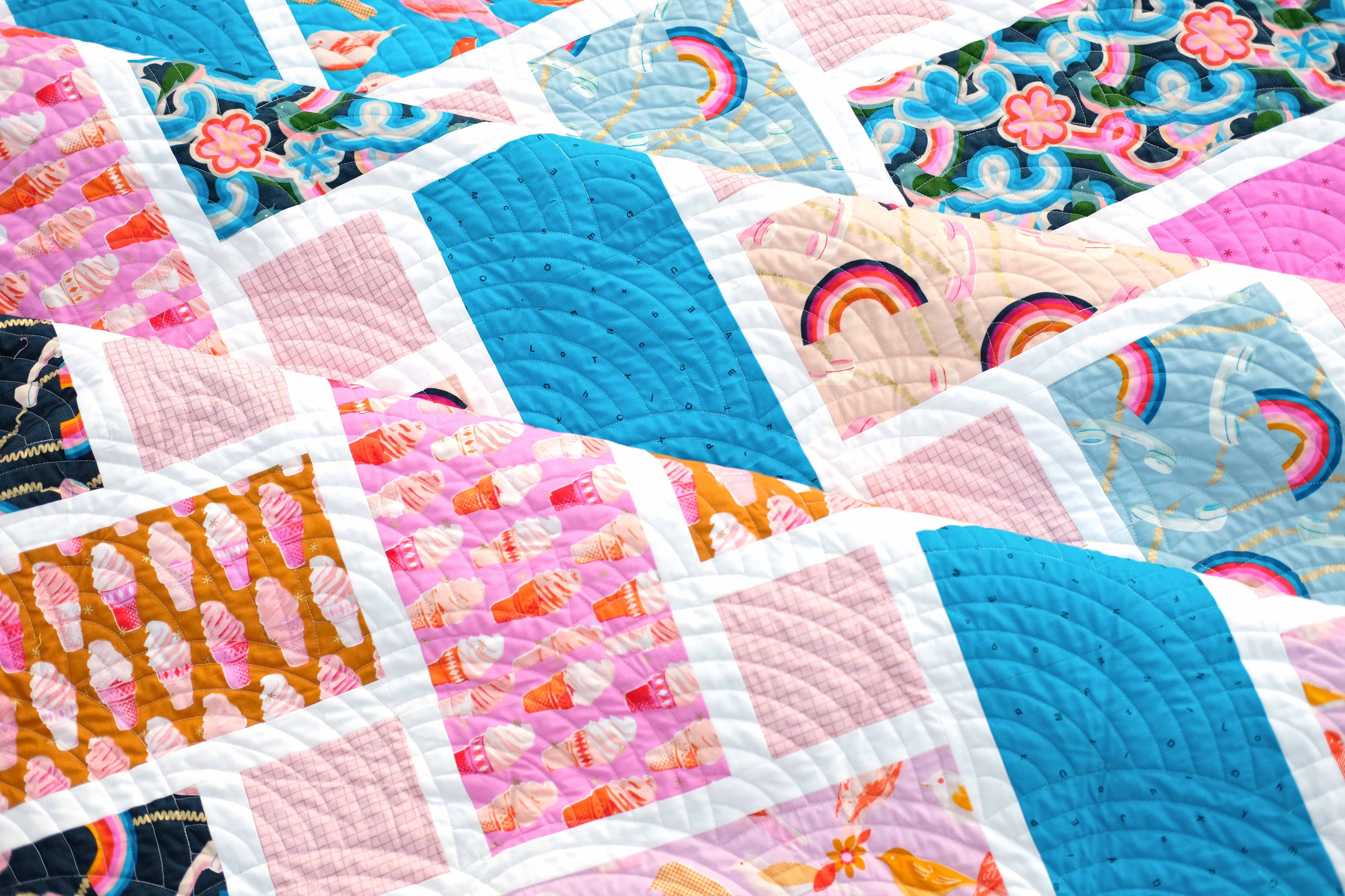 The Tessa Quilt PDF Pattern – Kitchen Table Quilting