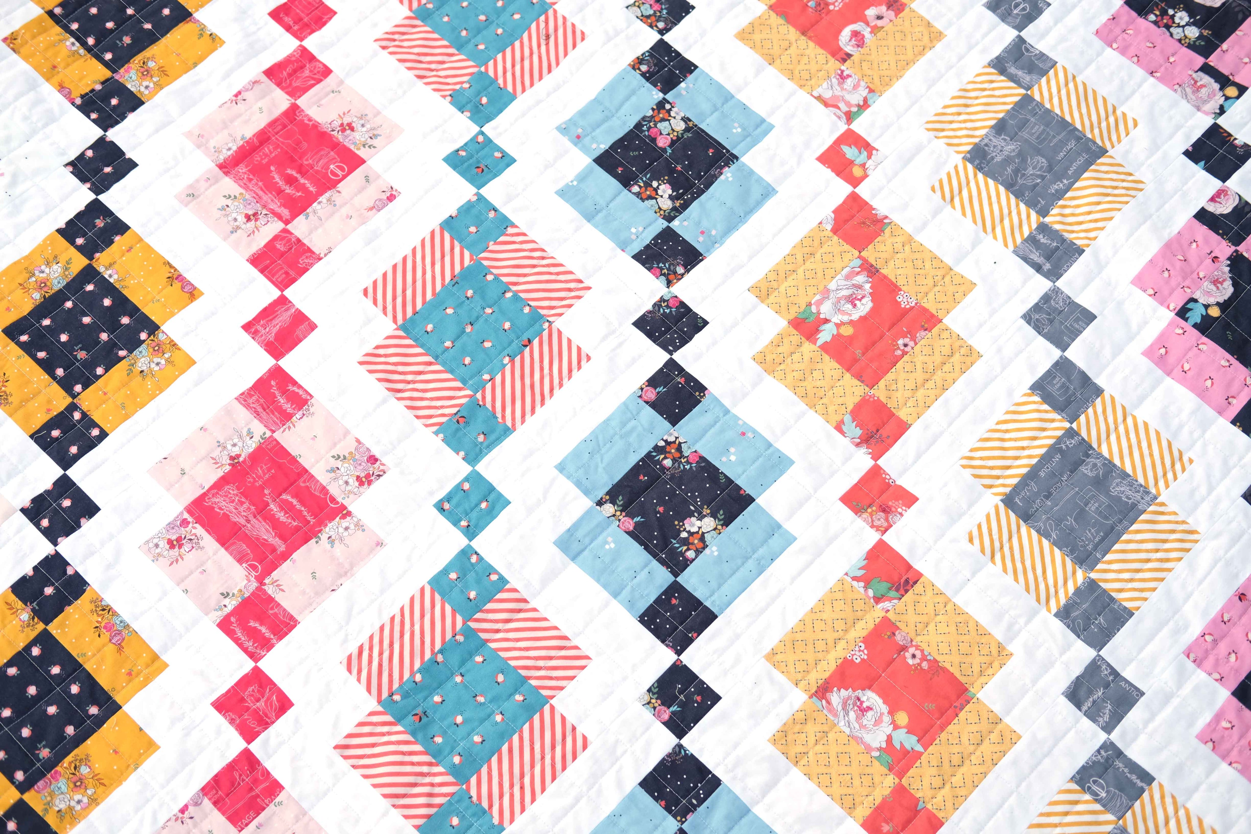 The Kelly Quilt PDF Pattern – Kitchen Table Quilting