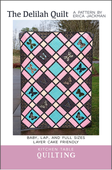 The Delilah Quilt Pattern Coloring Sheets