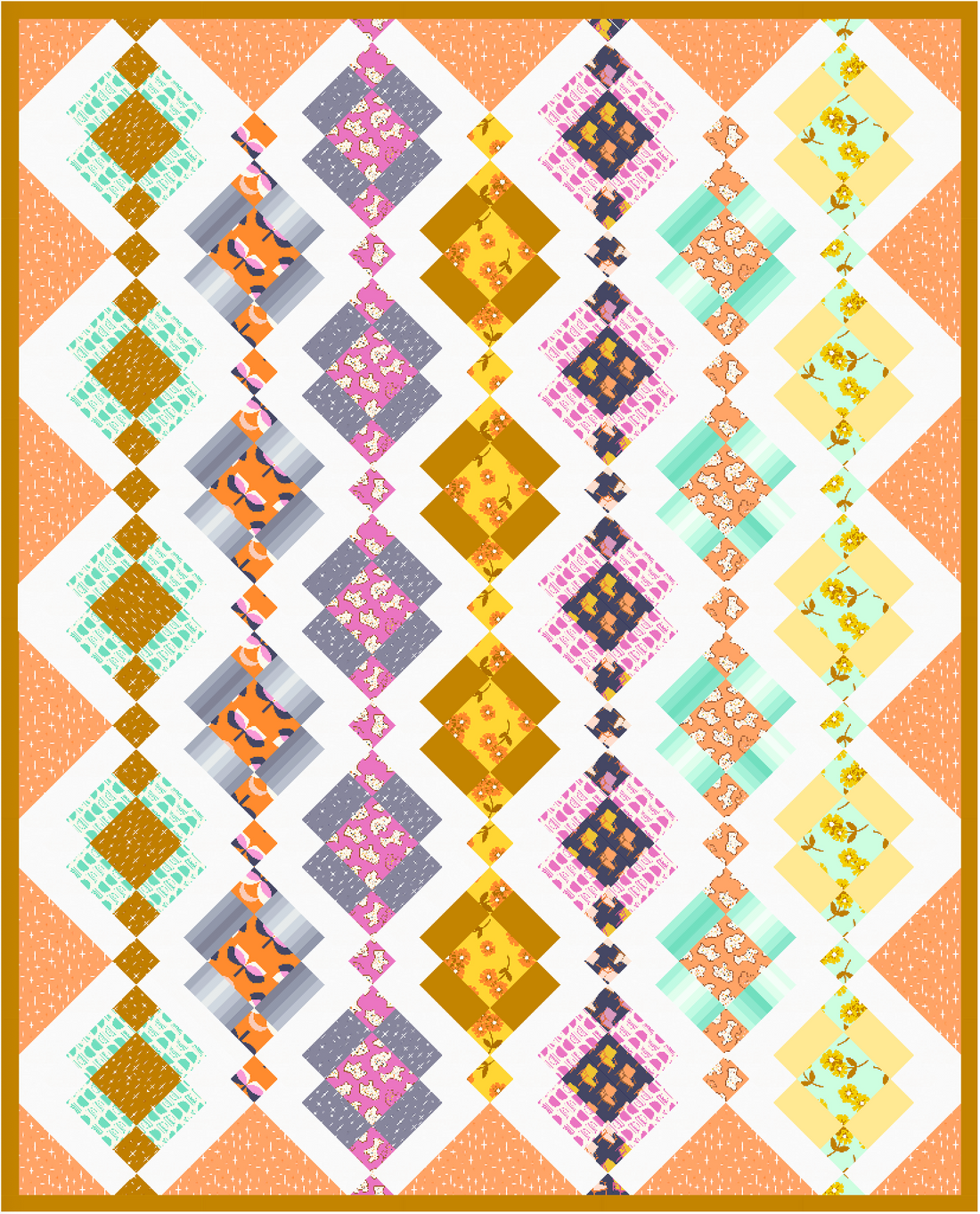 The Kelly Quilt Paper Pattern